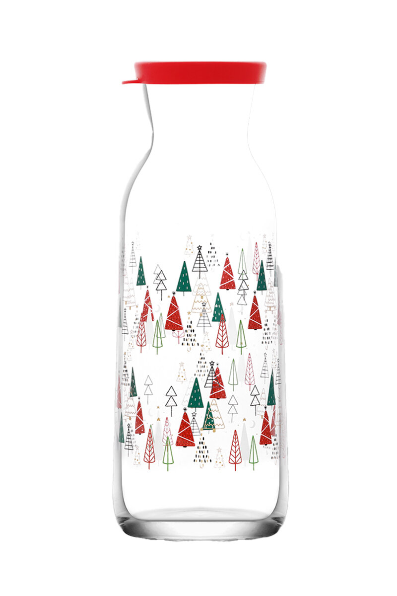 Lav Yılbaşı Ağacı Desenli Karaf 1200 cc