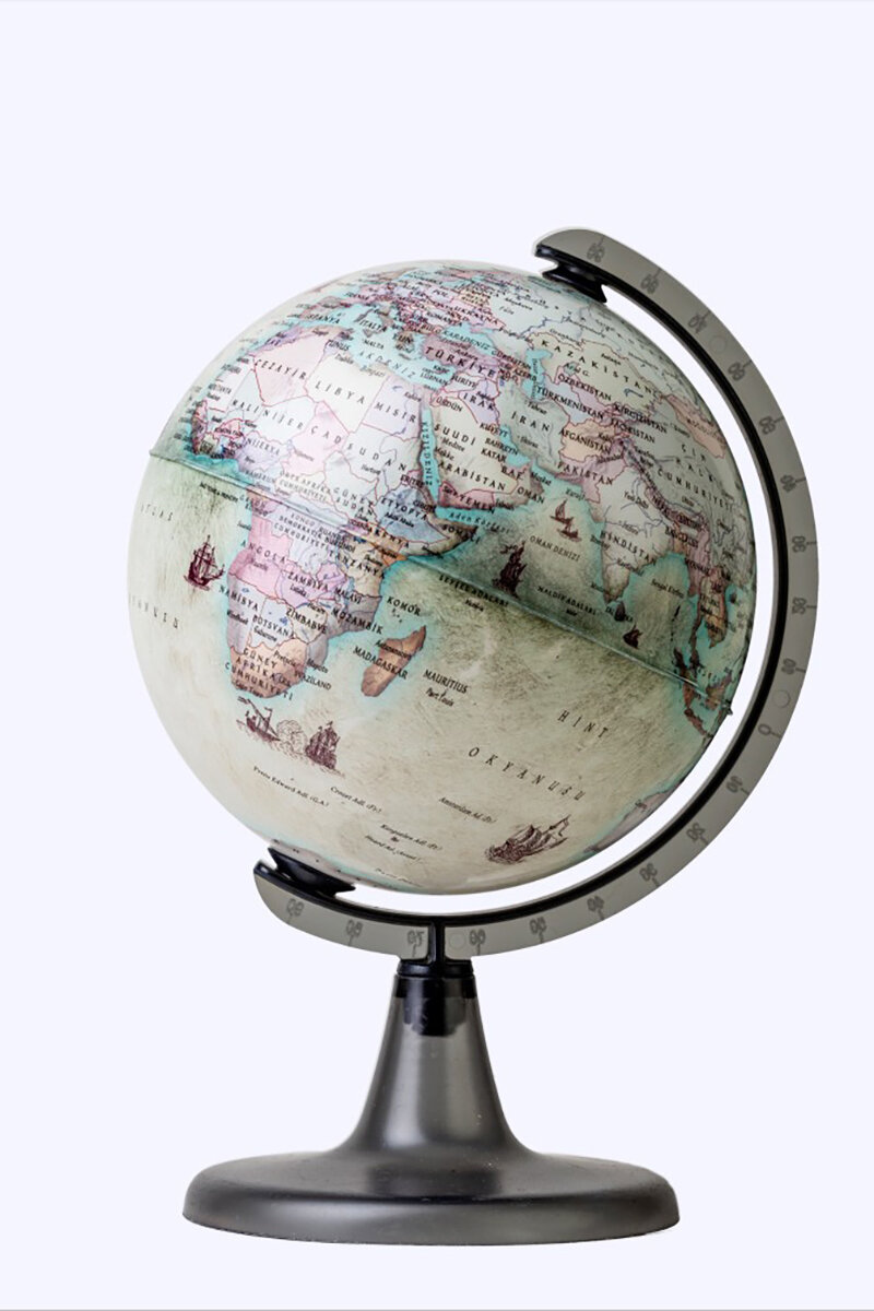 Globe Küre 15 cm Antik