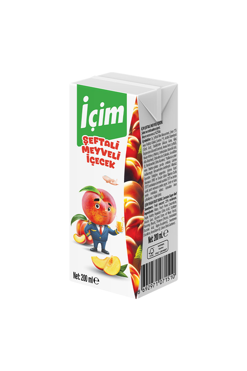 İçim Meyveli İçecek Şeftali 200 ml