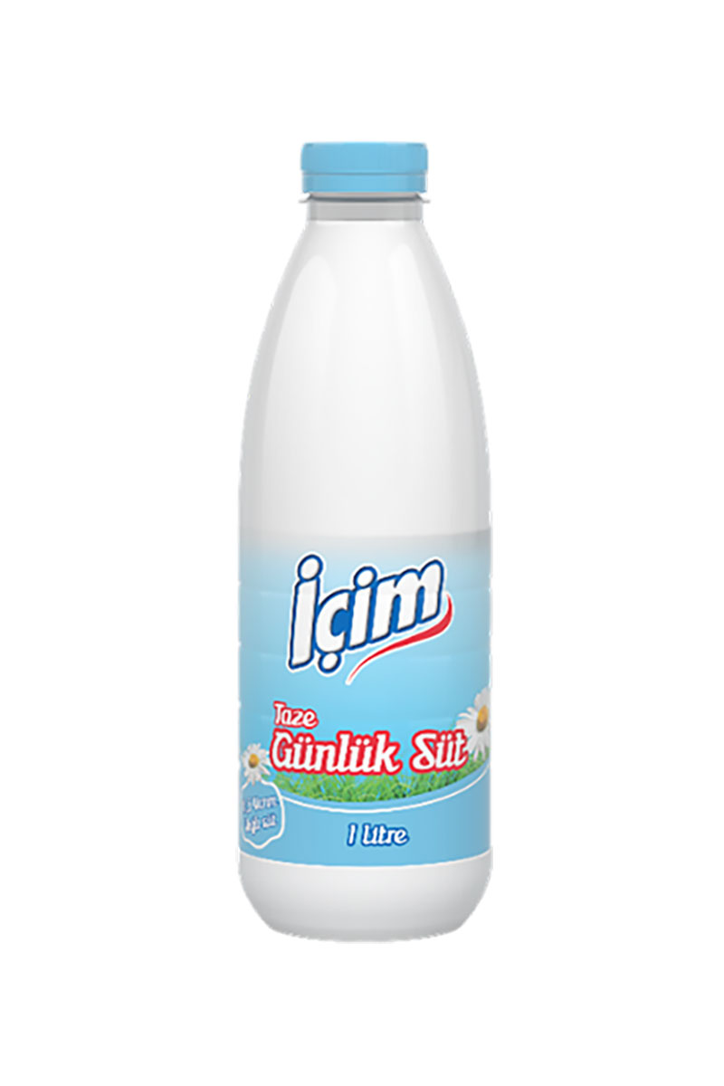 İçim Pastörize Yarım Yağlı Süt 1 L