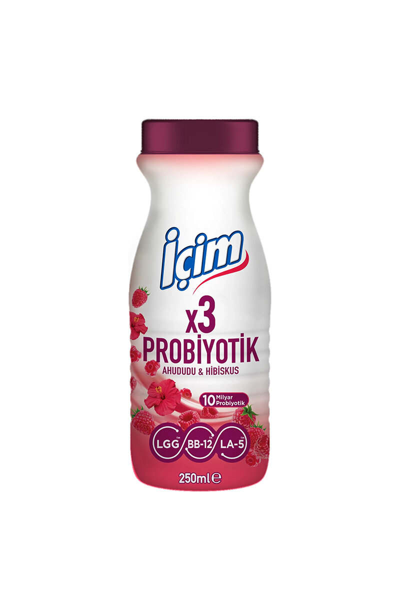 İçim 3x Probiyotik Ahududu & Hibiskuslu İçecek 250 Ml
