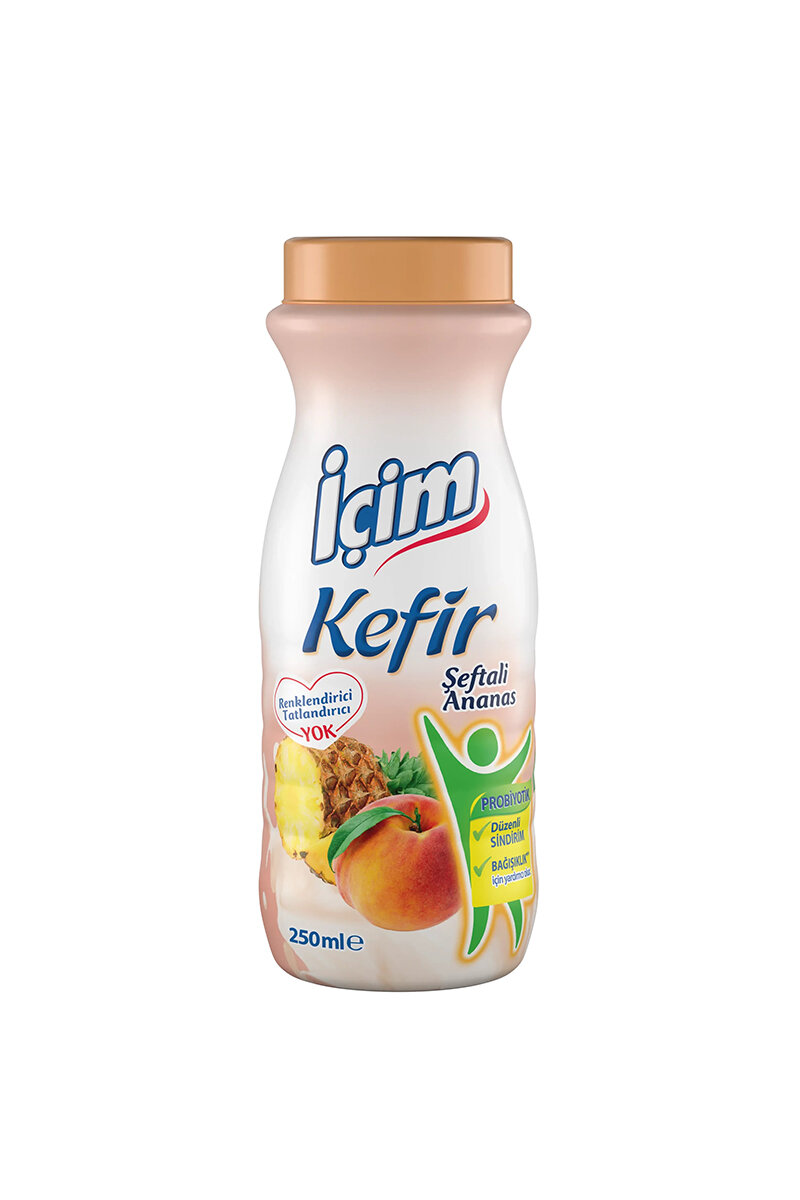 İçim Şeftalili-Ananaslı Kefir 250 Ml
