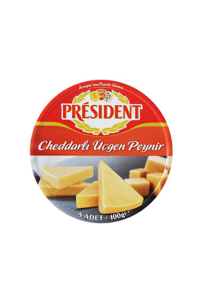 President Cheddarlı Üçgen Peynir 100 G