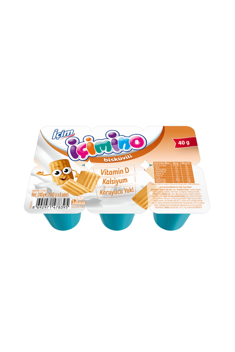 İçim İçimino Bisküvili Büyüme Küpü 6x40 G