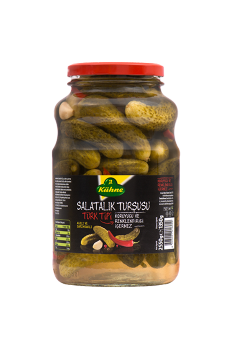 Kühne Türk Tipi Salatalık Turşusu 2550 g