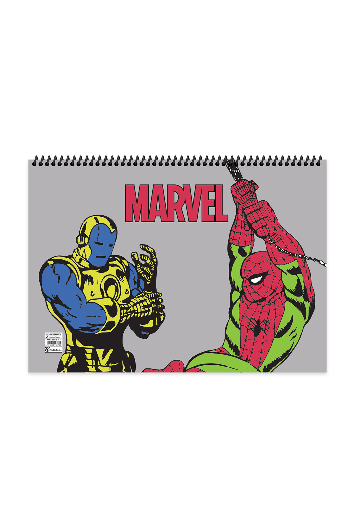 Marvel Seri2 25*35 15 Yp. Spiralli Resim Defteri