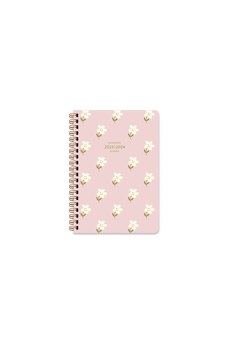 Keskin A5 Spiralli Akademik Ajanda - Yasemin
