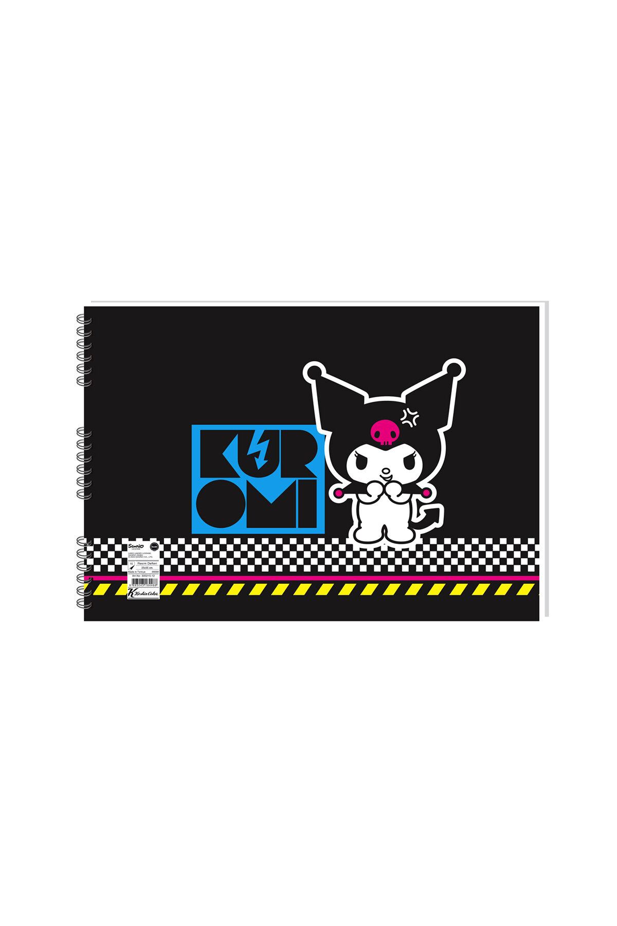 Kuromi 25*35 15 Yp. Spiralli Resim Defteri