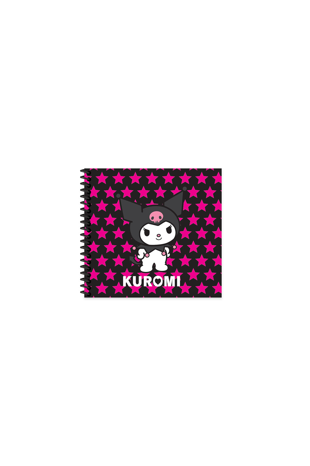 Kuromi 16*15 50 Yp. Çiz.Spr.Sert Kp. Defter
