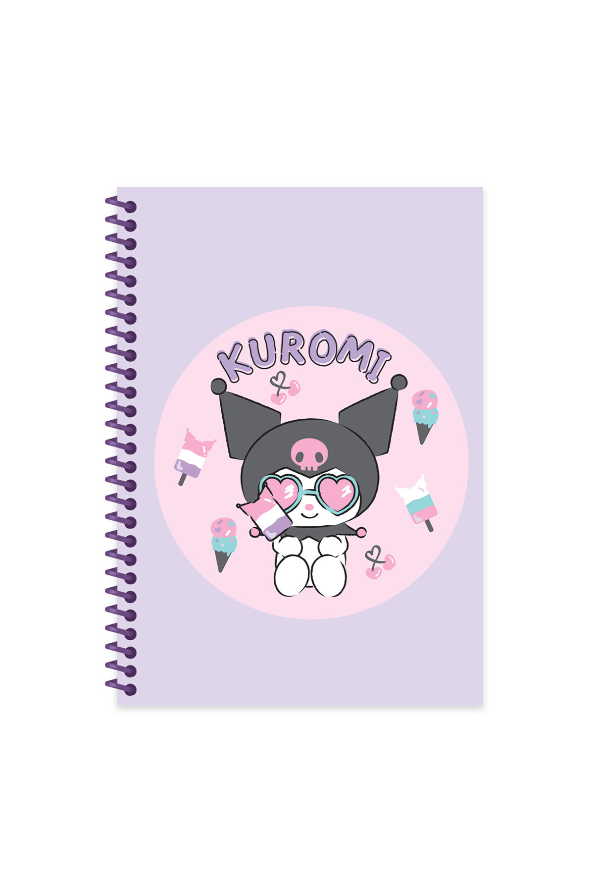 Kuromi A5 60 Yp.Çiz. Spr.Karton Kapak Defter