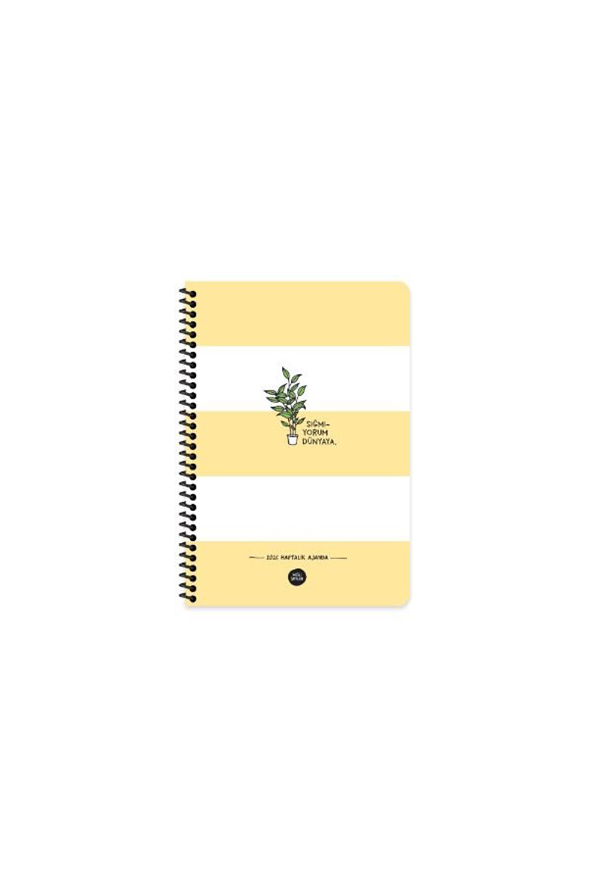 Hisli Şeyler 2026- 13*19,5 Haftalık Ajanda - Sığmıyorum Dünyaya
