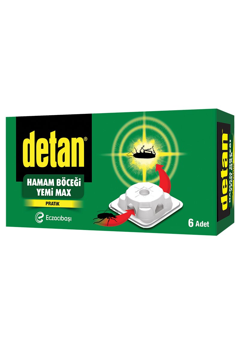 Detan Hamam Böceği Yemi 6'lı Kokusuz