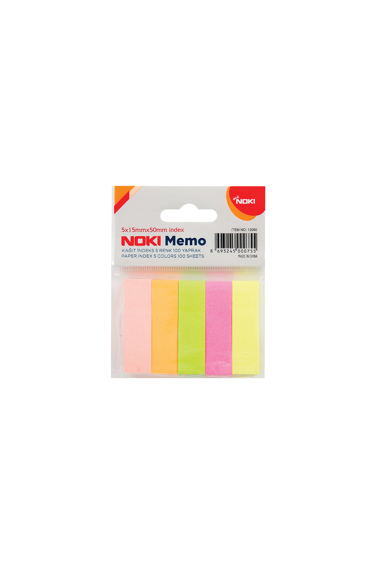 Noki Memo Kağıt İndeks 5 renk 100lü