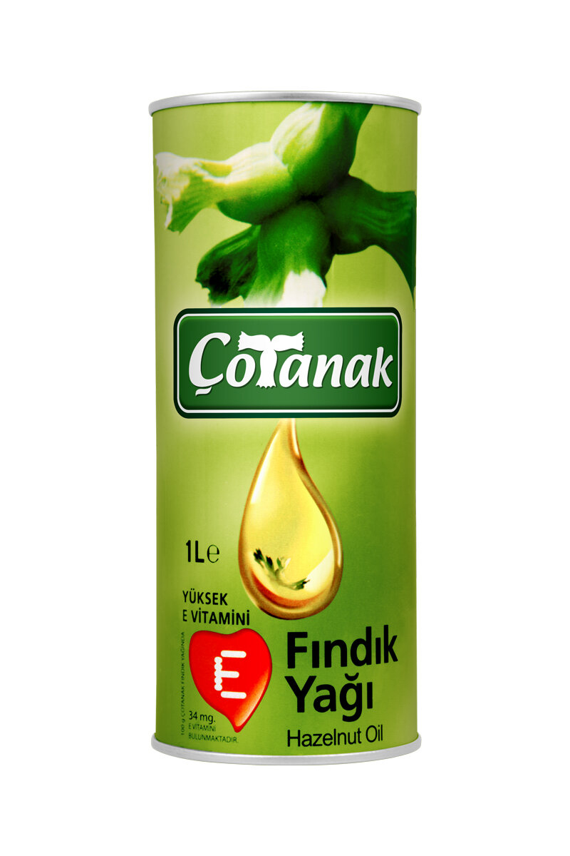 Çotanak Fındık Yağı 1 l Tnk