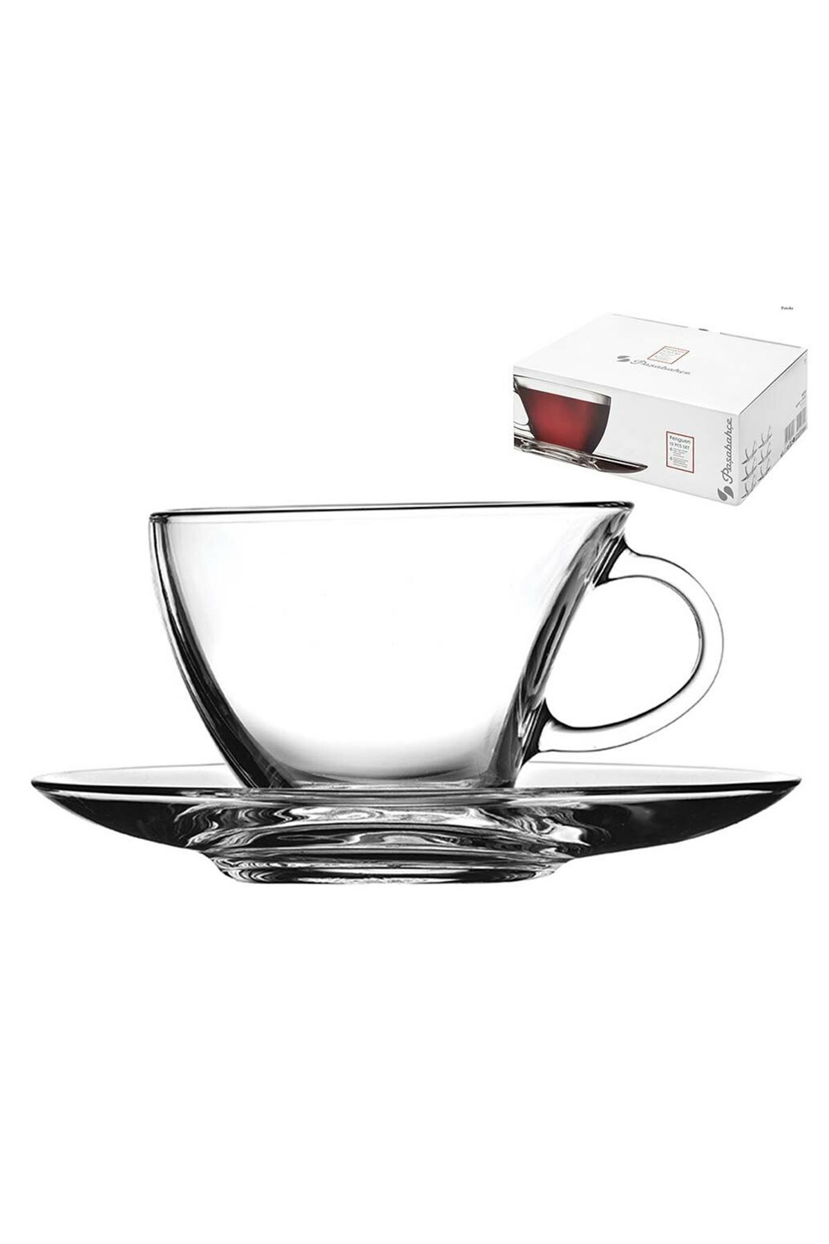 Paşabahçe Asimetrik Fincan Takımı 6 Lı