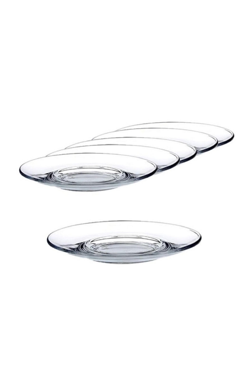 Paşabahçe Heybeli Çay Tabağı 6'lı 12,5 cm