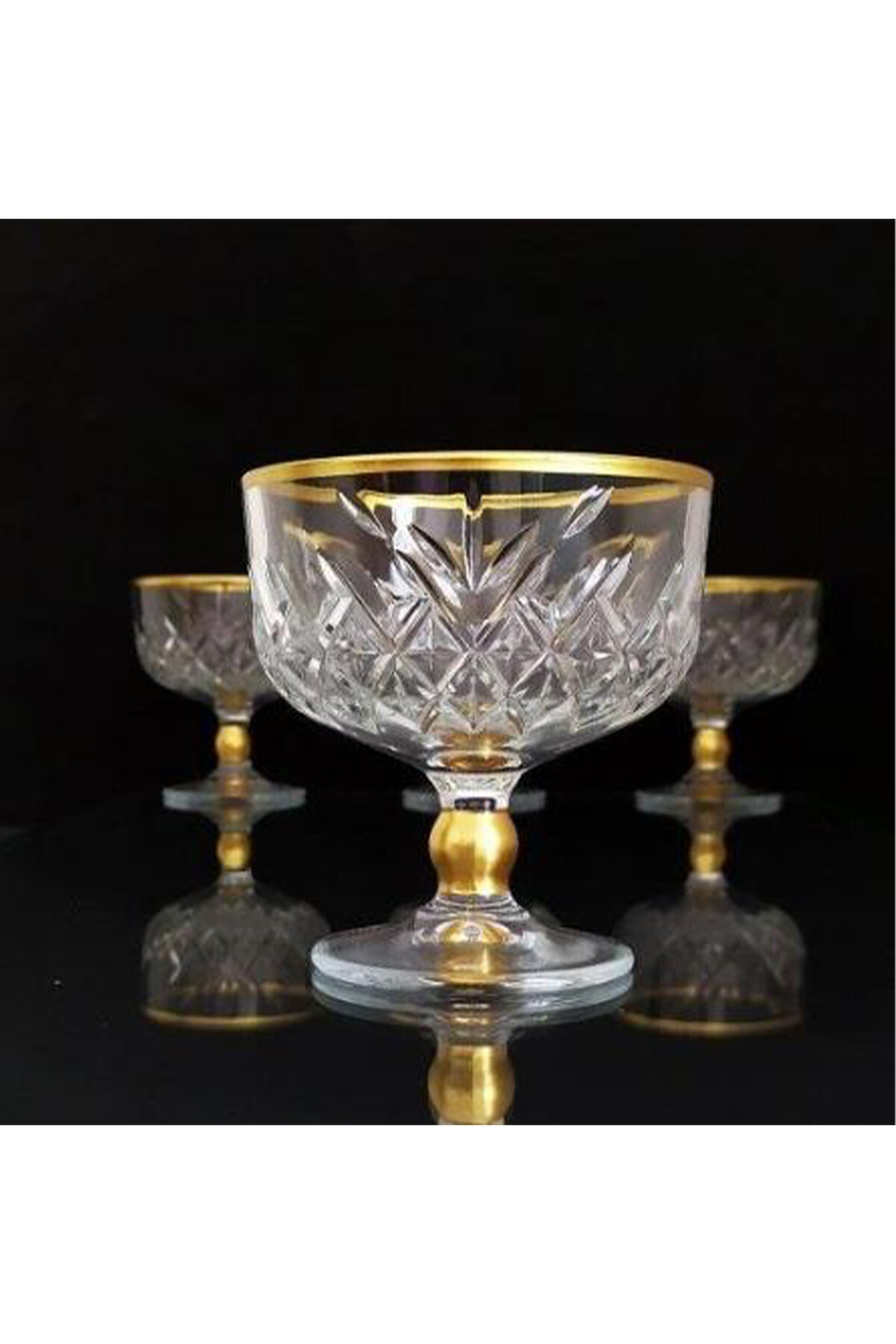 Paşabahçe Timeless Golden Touch Dondurmalık 2'li 250cc