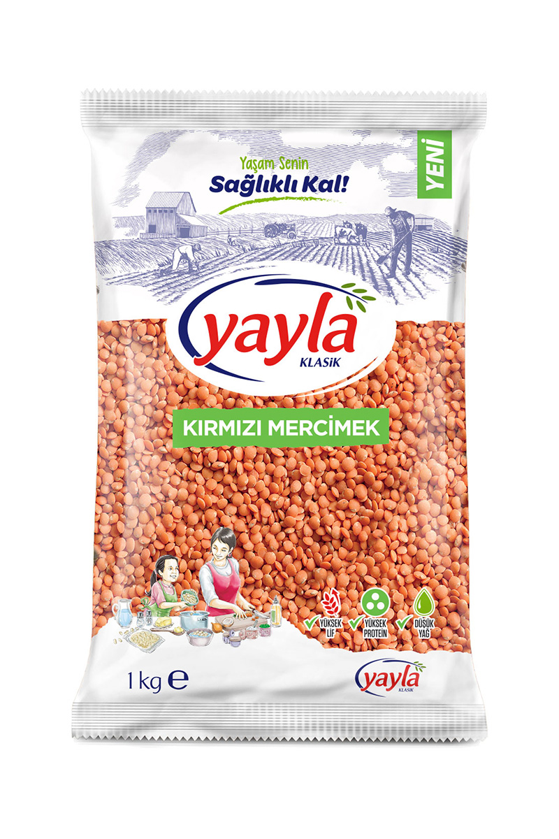 Yayla Kırmızı Mercimek 1 kg