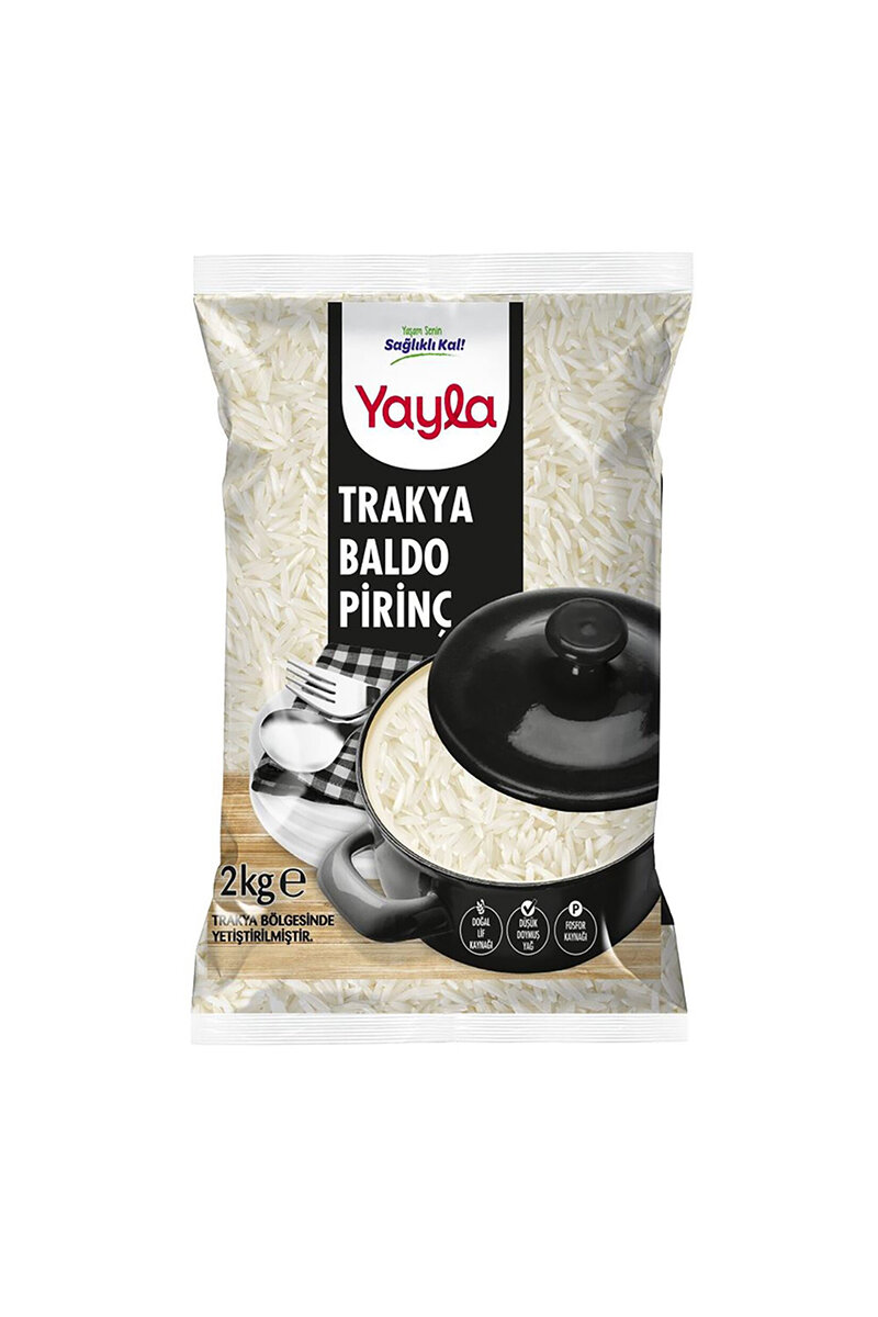 Yayla Trakya Baldo Pirinç 2 kg