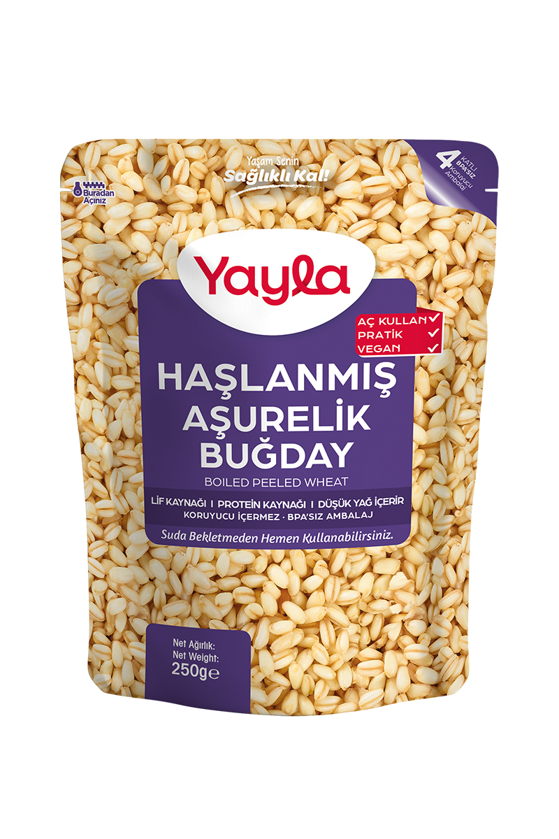 Yayla Haşlanmış Aşurelik Buğday 250 g