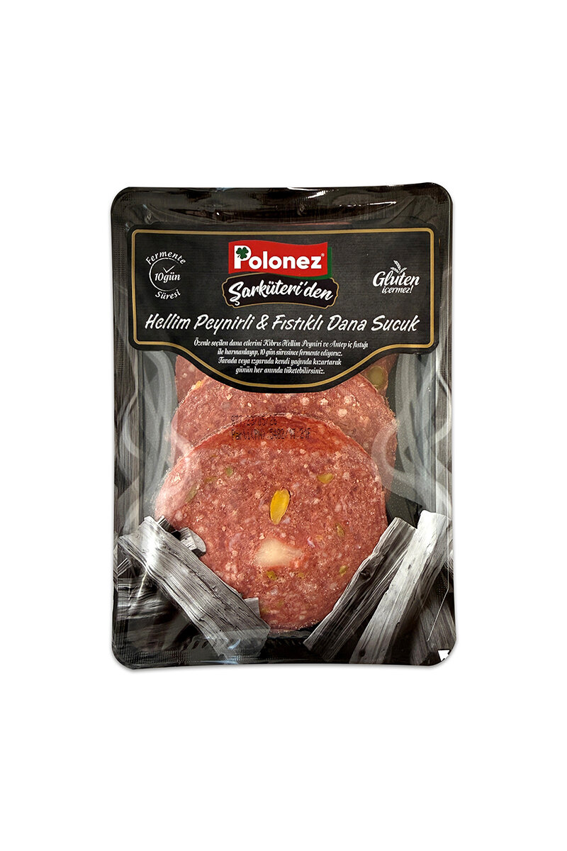 Polonez Dana Hellim Peynirli ve Fıstıklı Sucuk 150 G