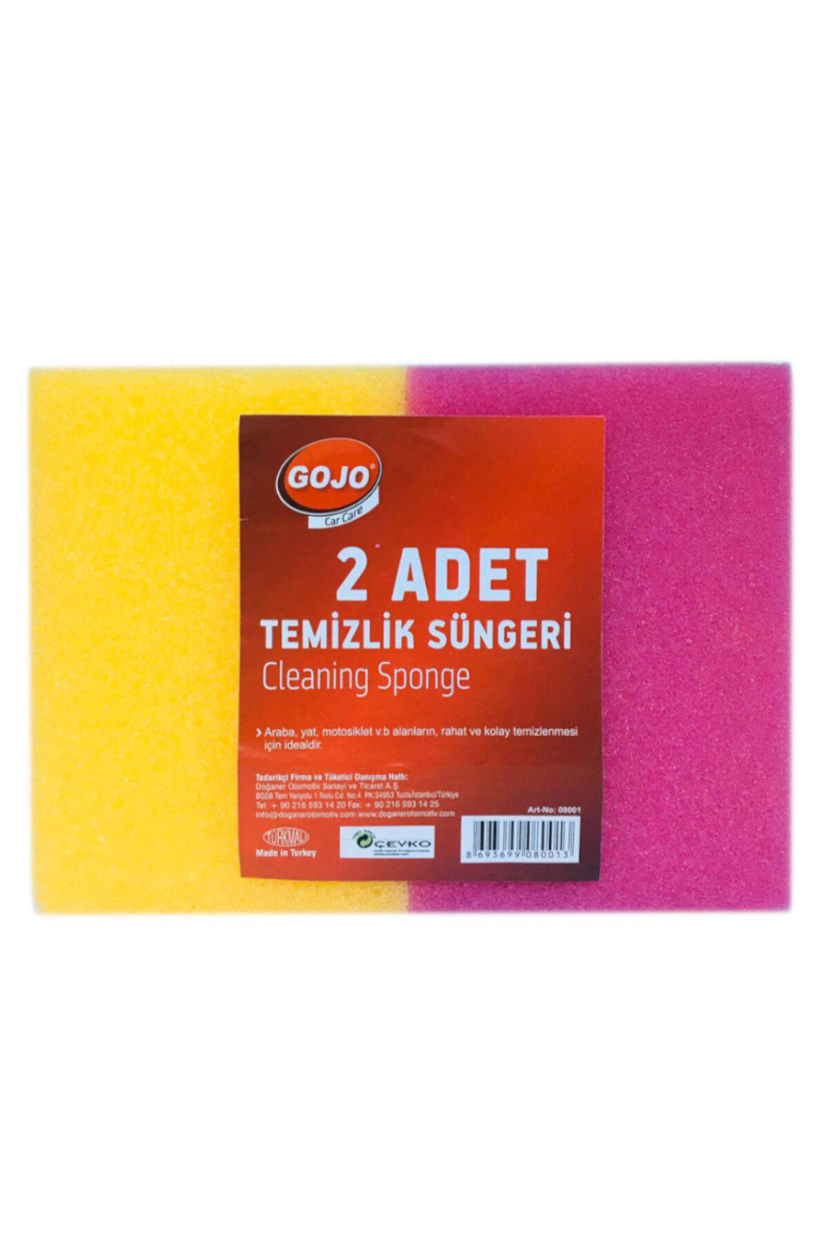 Oto Yıkama Süngeri 2 Li