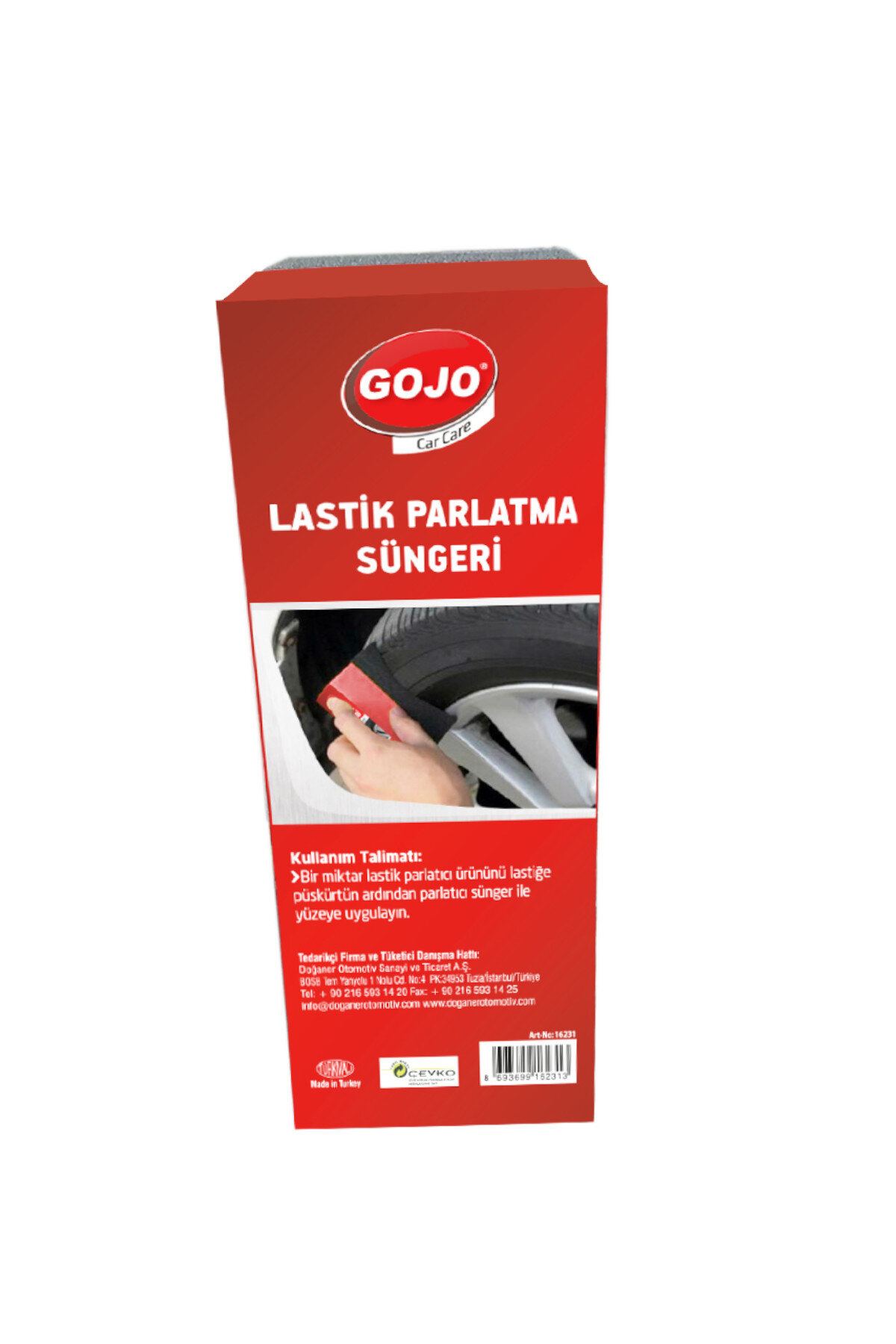Gojo Lastik Parlatma Süngeri
