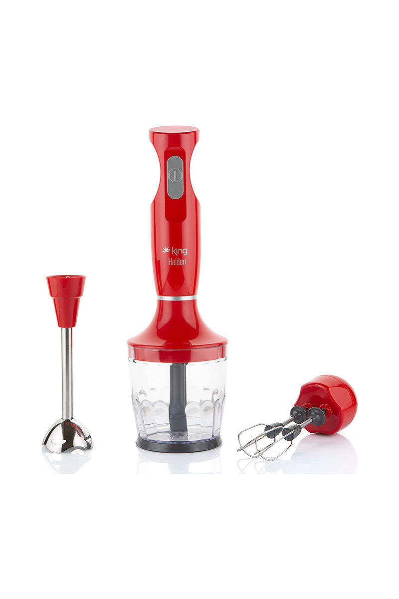 KBS981 HALDEN Blender Set (3'lü) 600W kırmızı