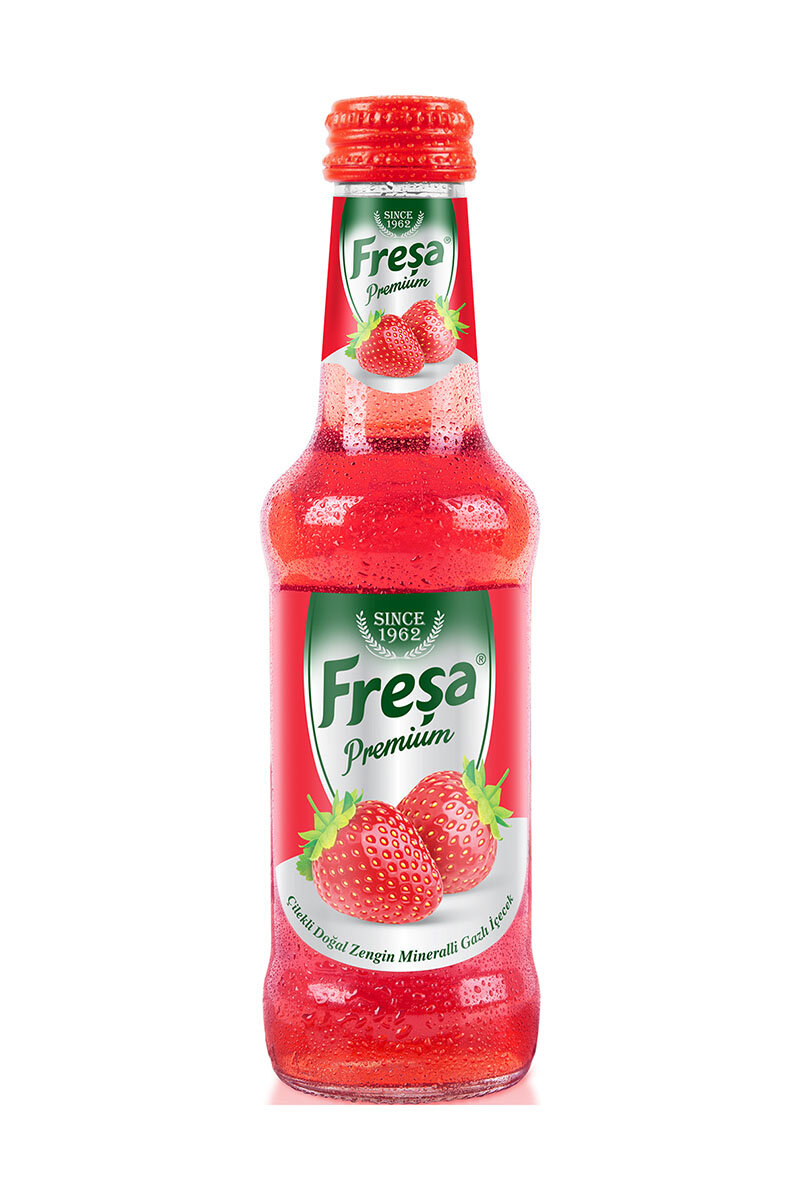 Freşa Fresher Premium Çilek Aromalı Maden Suyu 250 ml