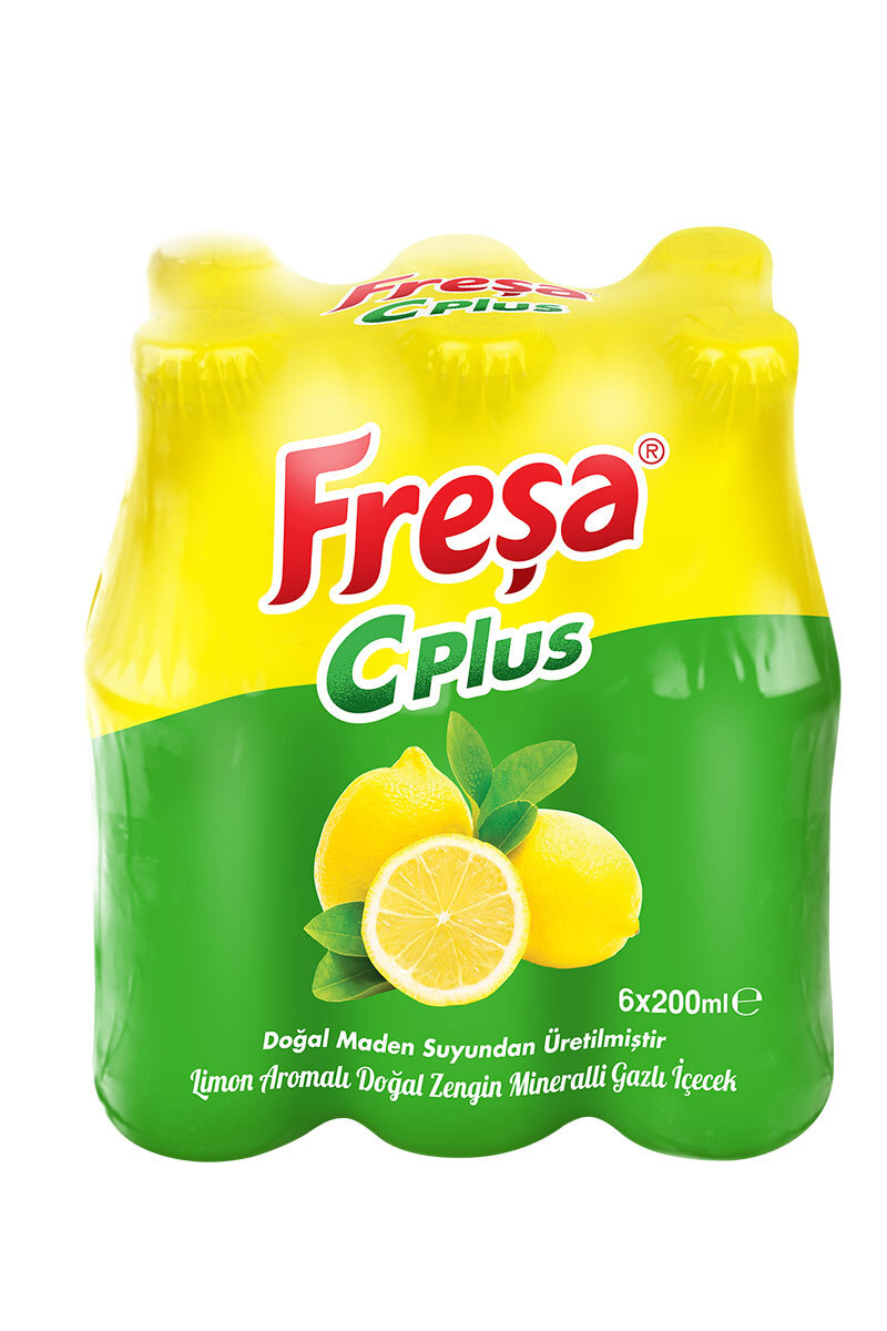 Freşa C Plus Limon Aromalı Gazlı İçecek 6X200 ml