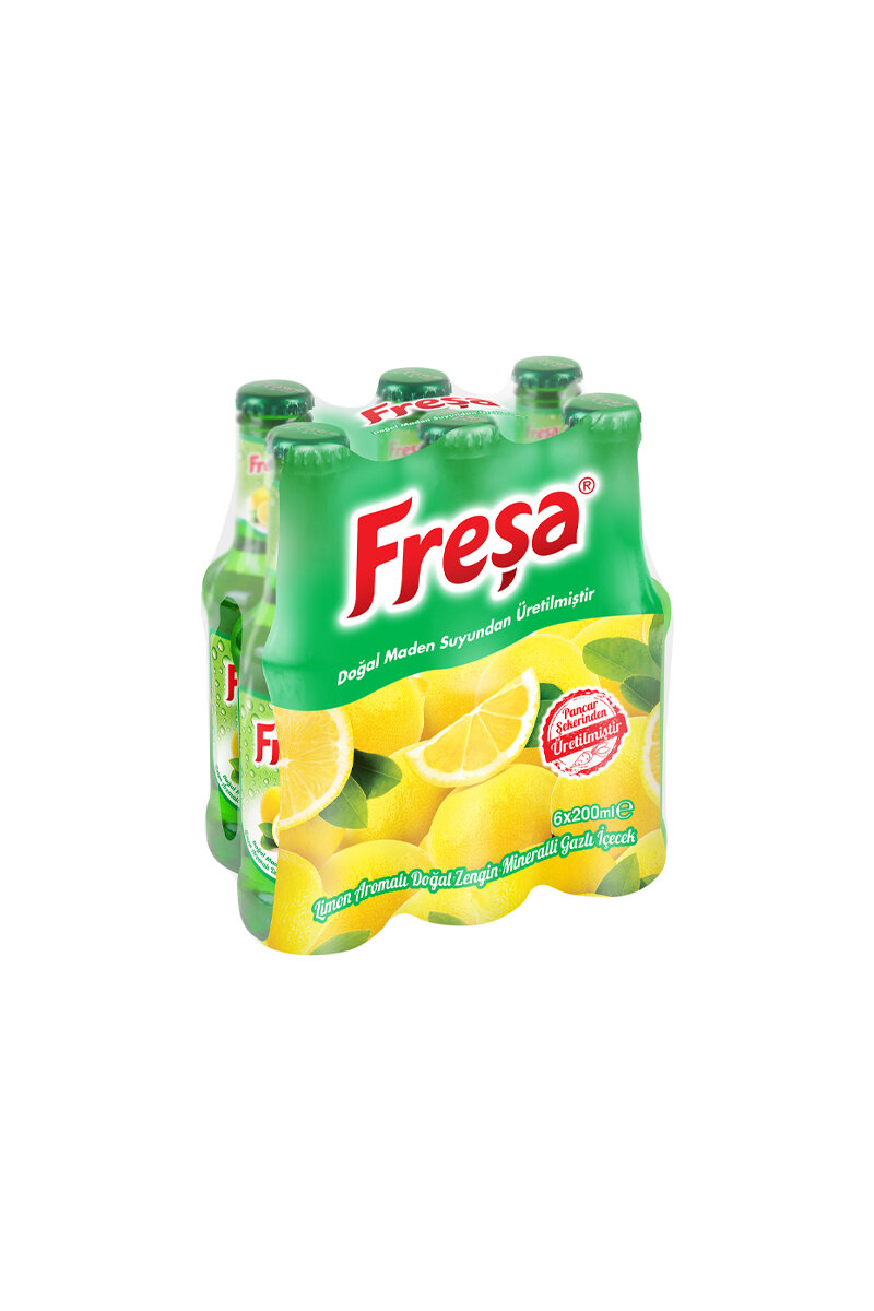 Freşa Limon Aromalı Gazlı İçecek 6X200 ml