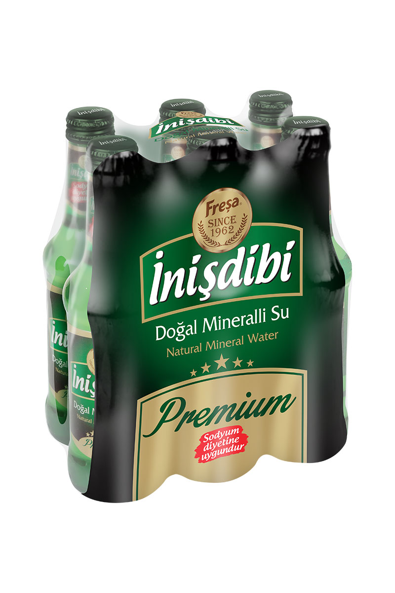 İnişdibi Premium Maden Suyu 6X200 ml