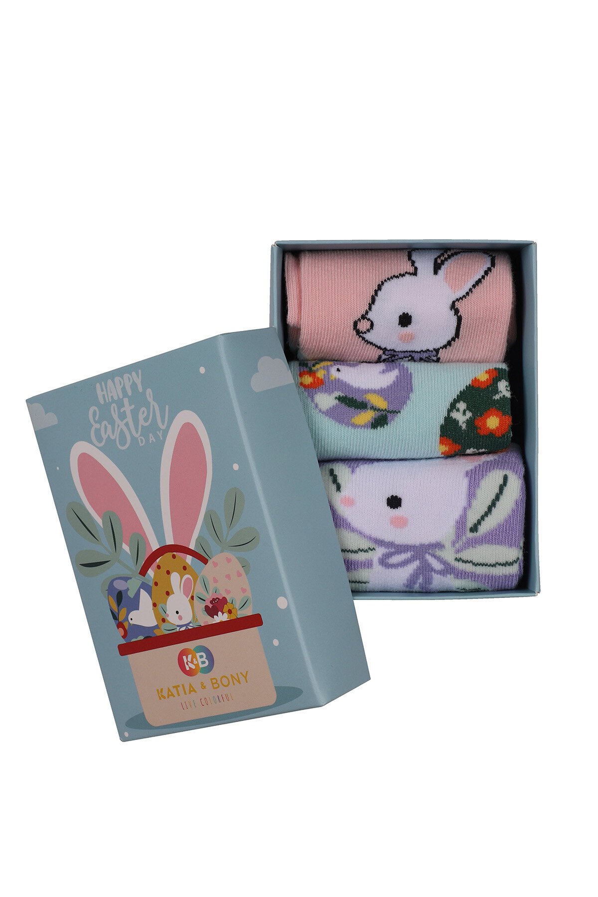 Katia&Bony Kız Çocuk 3'lü Soket Çorap 22401K2023 RNK