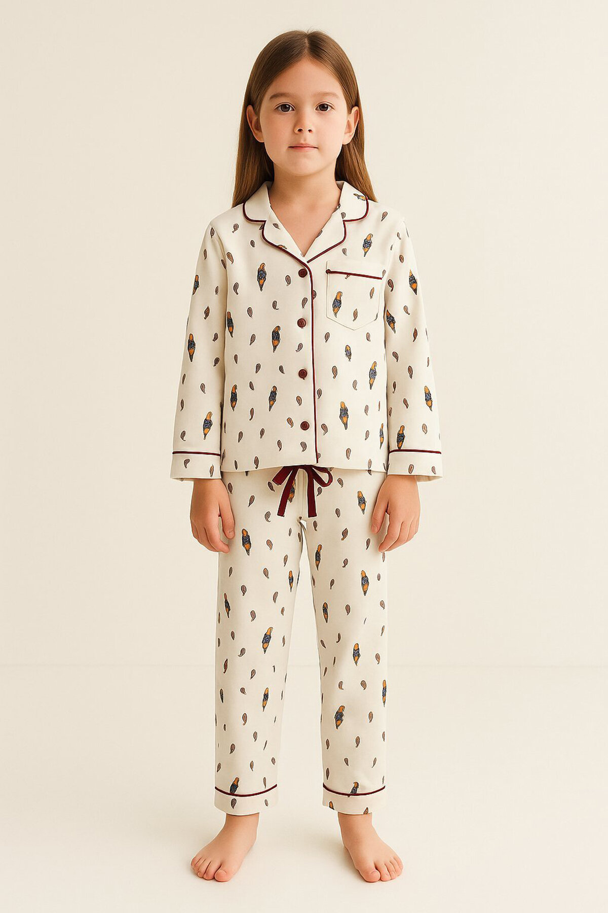 Katia&Bony Kız Çocuk Pijama Takımı 22512K2006.EKR