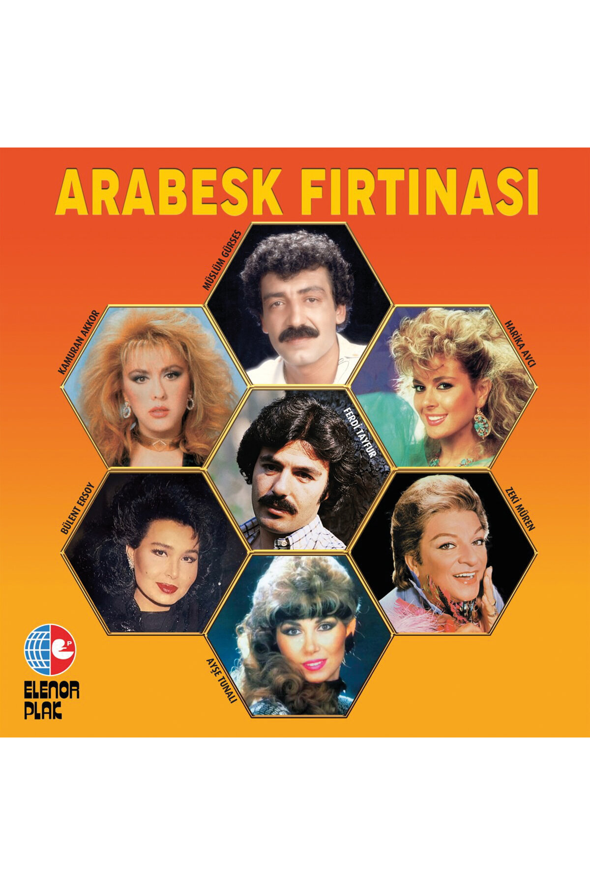 Çeşitli Sanatçılar - Arabesk Fırtınası - Plak