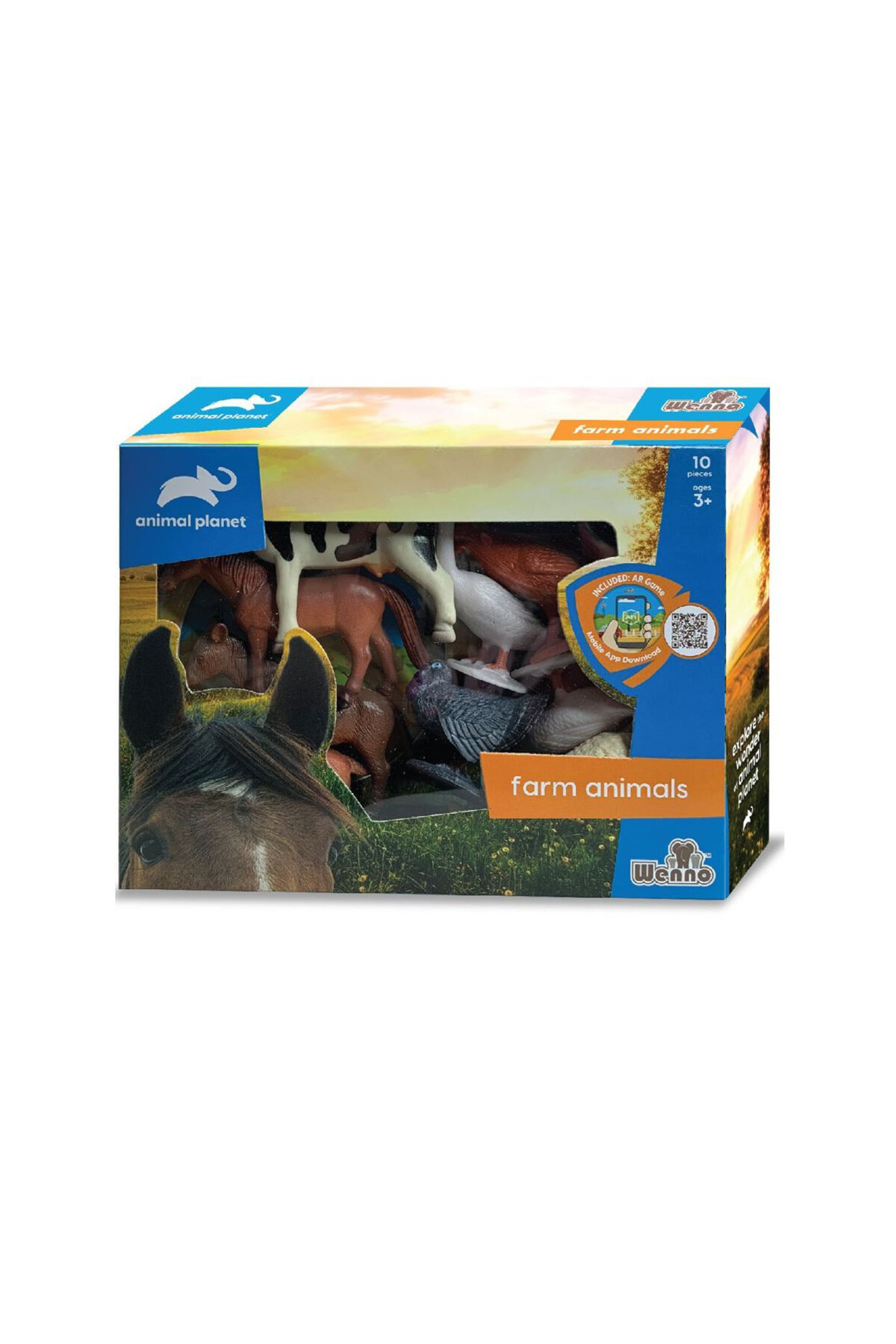 Vardem Kutulu 10 Parça Çiftlik Hayvanları Seti