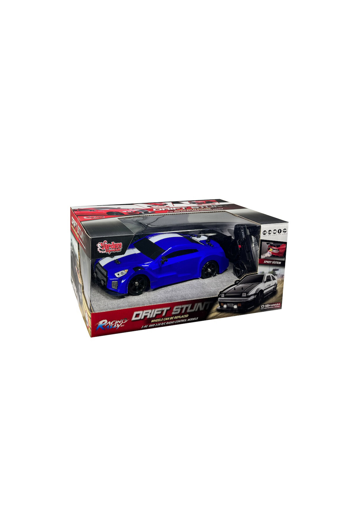 Vardem Uzaktan Kumandalı Full Fonksiyon 2.4G Şarjlı 1:16 4x4 Drift Araba (Işıklı ve Buharlı) Nsn