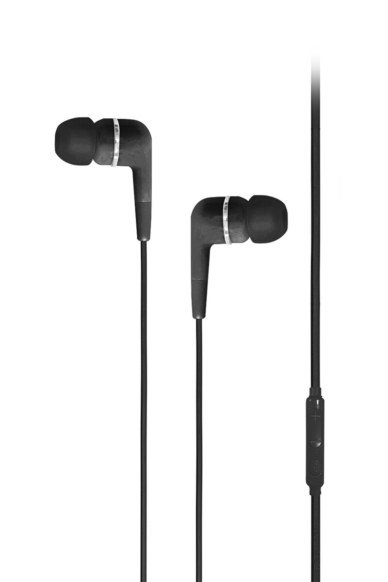 Mojue WE01 Kumandalı ve Mikrofonlu Kulakiçi Kulaklık-Siyah