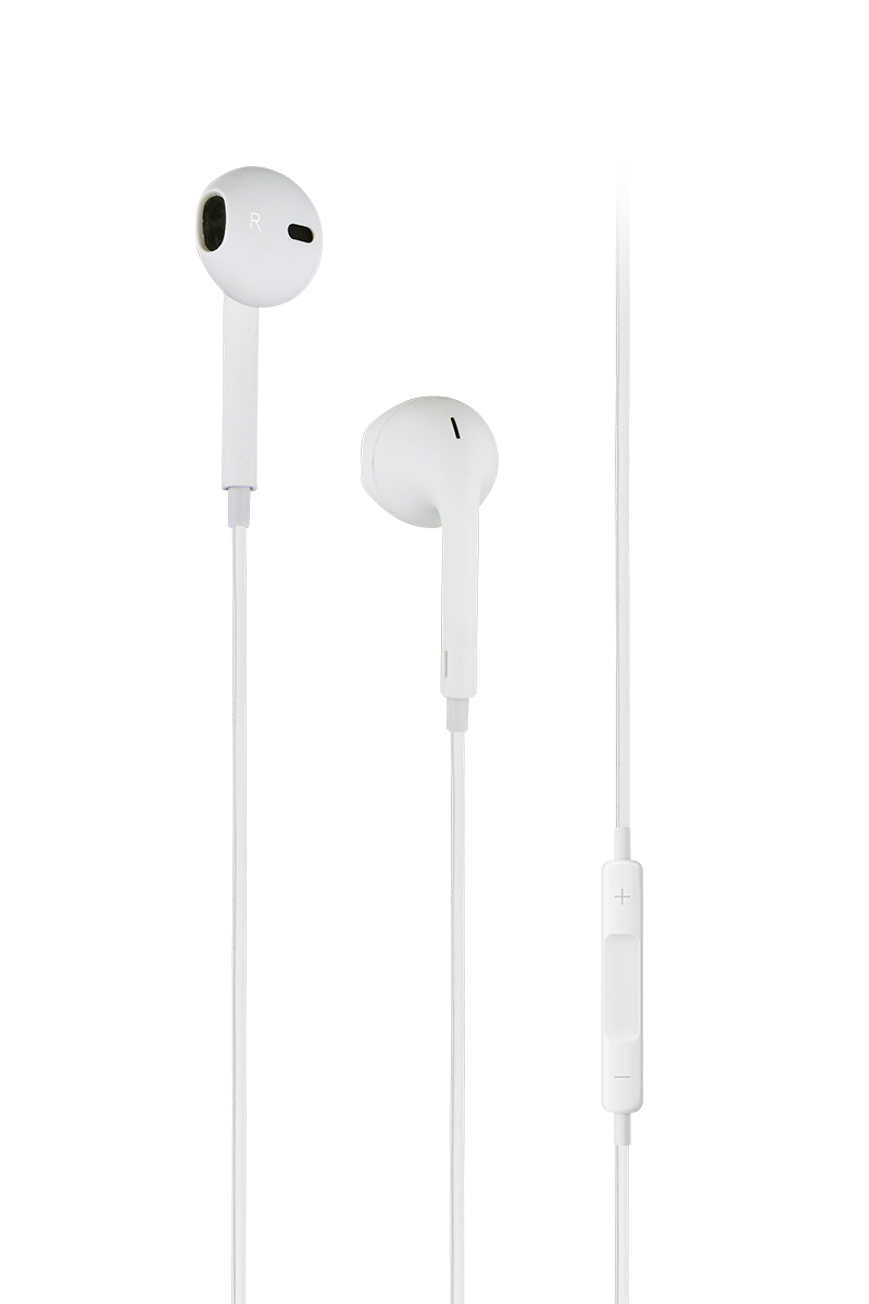 Mojue WE03 Kumandalı ve Mikrofonlu Kulakiçi Kulaklık-Beyaz