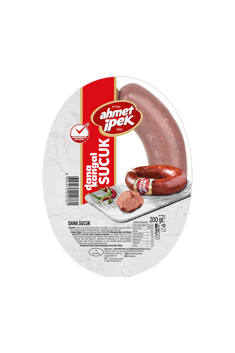 Ahmet İpek Dana Sucuk 200 G