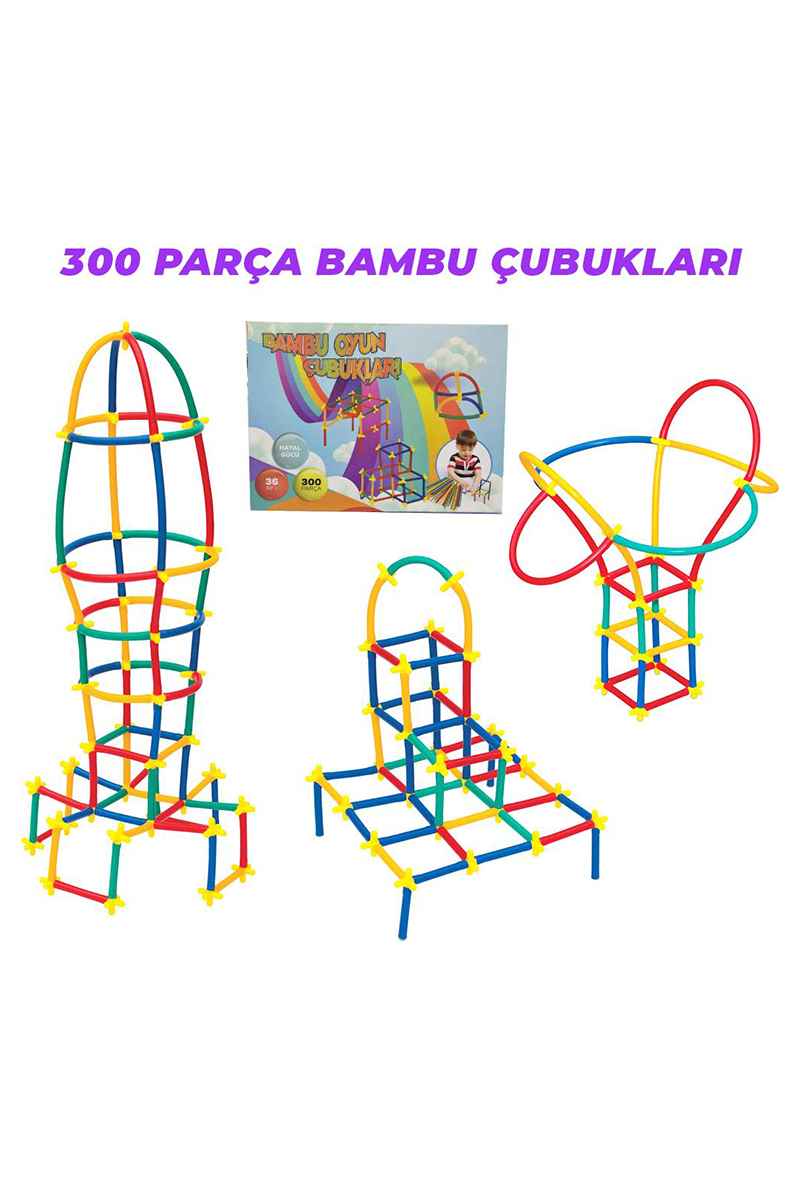 Bambu Çubuklar 300 Parça