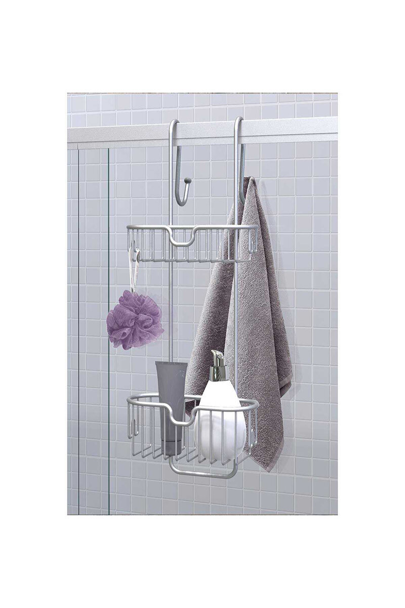 Primanova Aluminyum Duş Sepeti 2'li