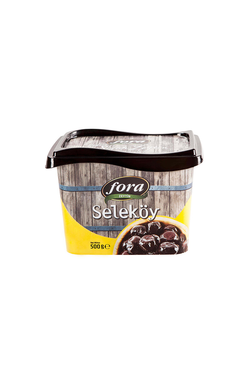 Fora Sele Köy Siyah Zeytin 500 g (231-260 adt/kg)