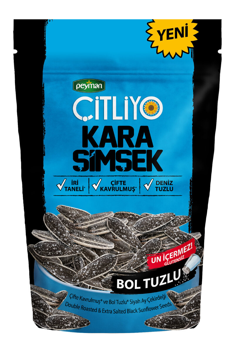 Peyman Kara Şimşek Bol Tuzlu Ayçekirdeği 180 g