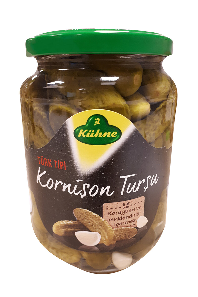 Kühne Türk Tipi Kornişon Turşusu 670 g