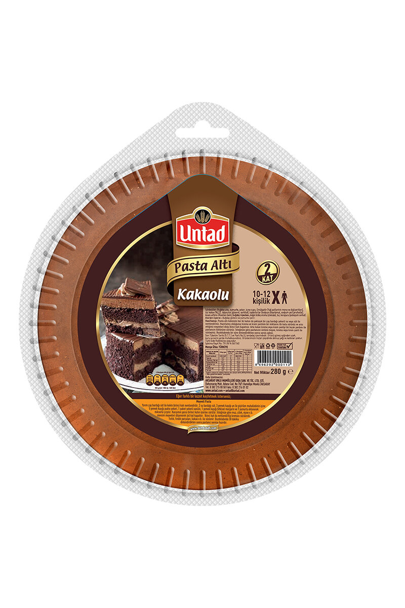 Untad Kakaolu Pastaaltı 280 G