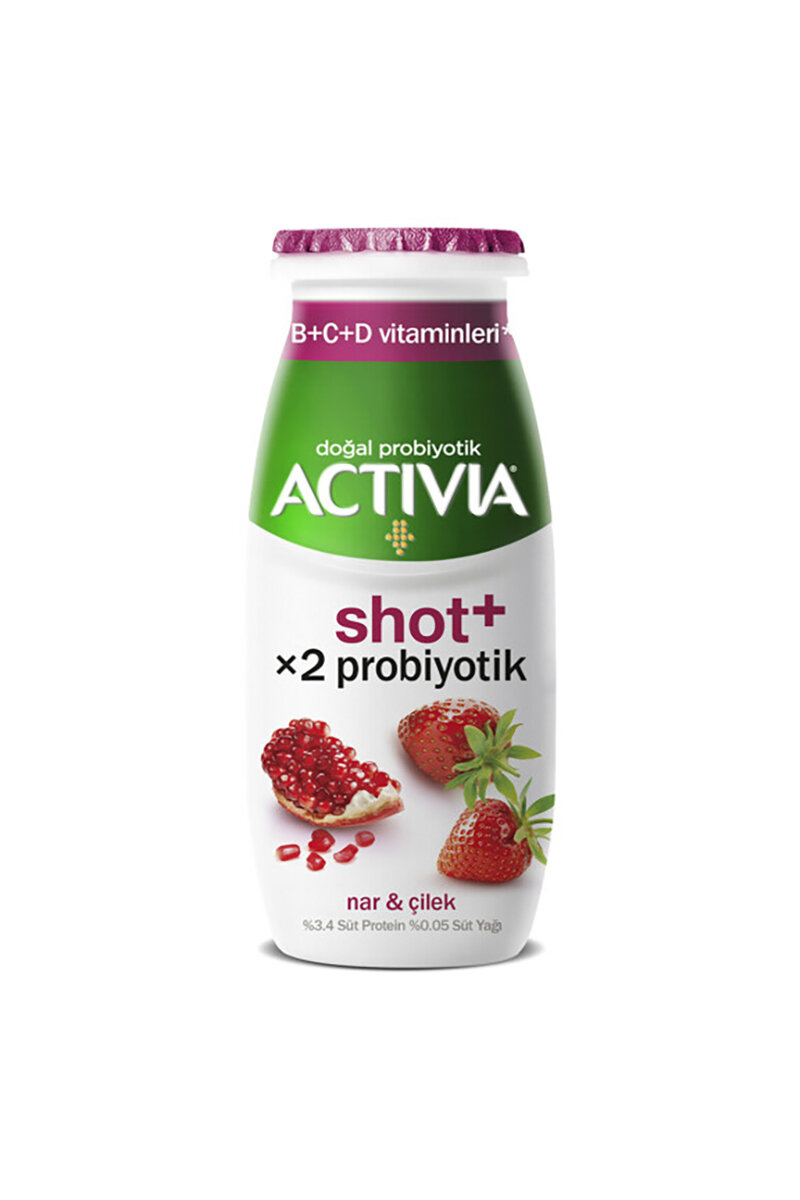 Danone Activia Probiyotik Shot+ Nar&Çilek 80 Ml