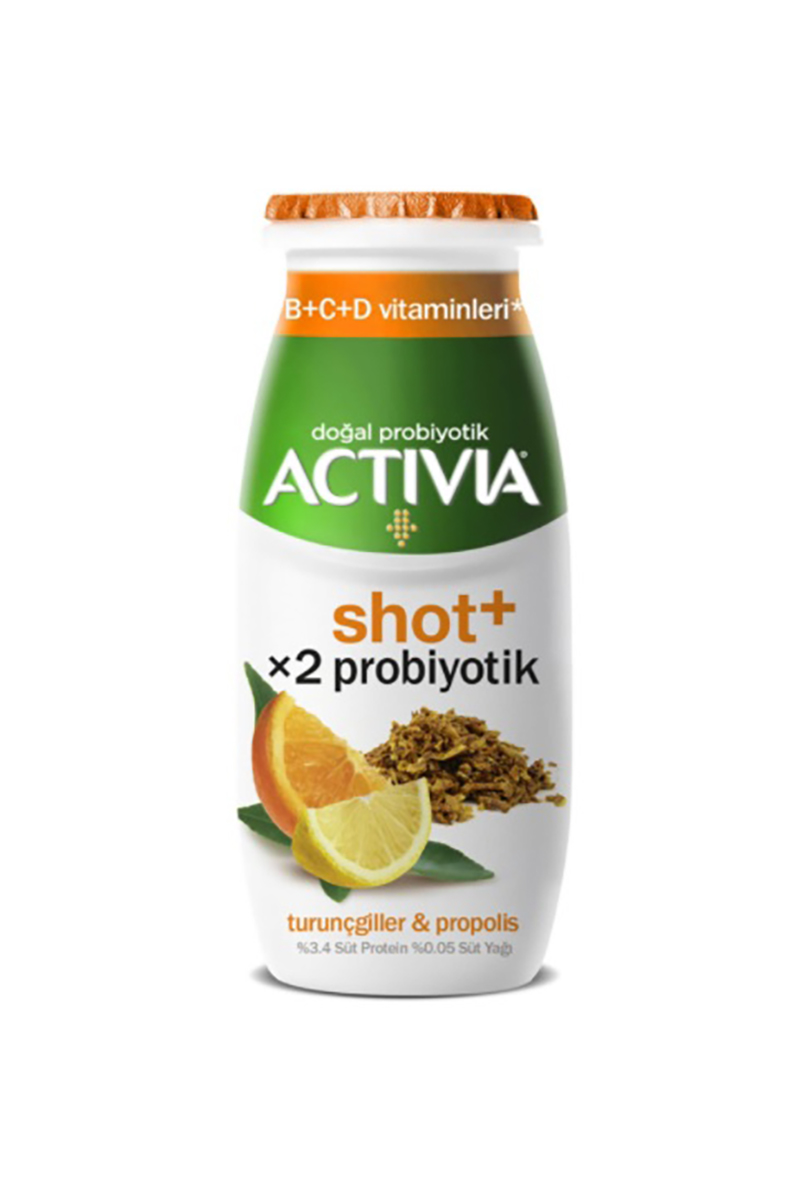 Danone Activia Probiyotik Shot+ Turunçgiller Propolisli 80 Ml