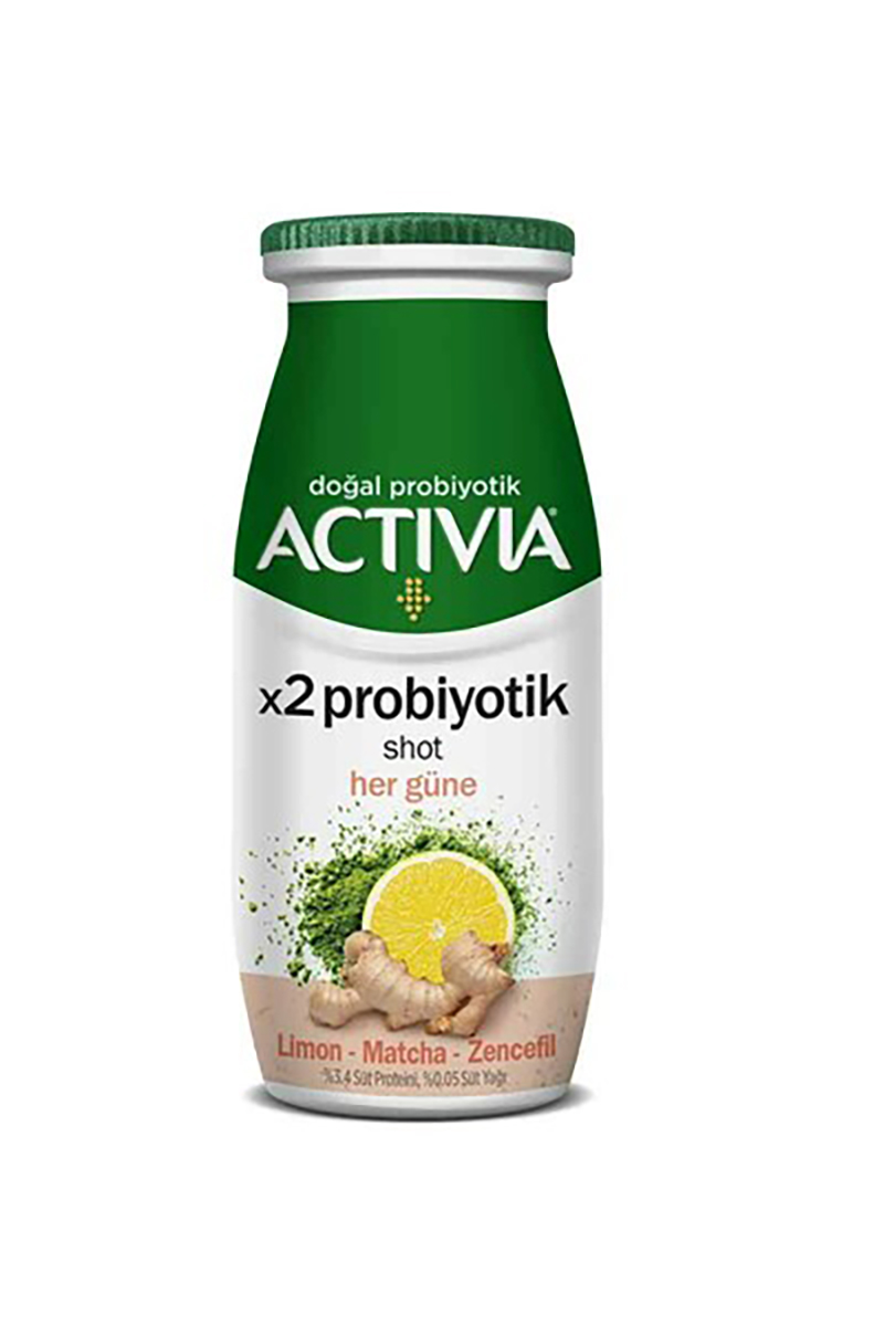 Danone Activia Probiyotik Shot Limon-Zencefil-Matcha 80 Ml