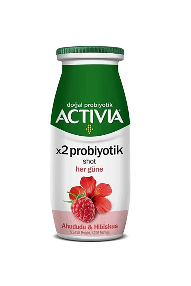 Danone Activia Probiyotik Shot Ahududu-Hibiskus 80 Ml